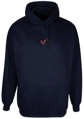 304 Split Red Logo Hoody - Navy