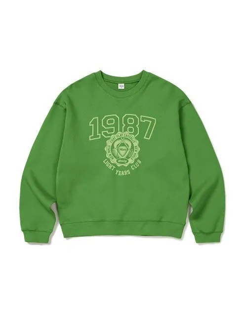 87MM  |Unisex Street Style Long Sleeves Logo Sweatshirts