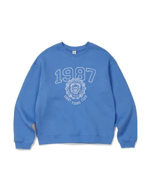 87MM  |Unisex Street Style Long Sleeves Logo Sweatshirts