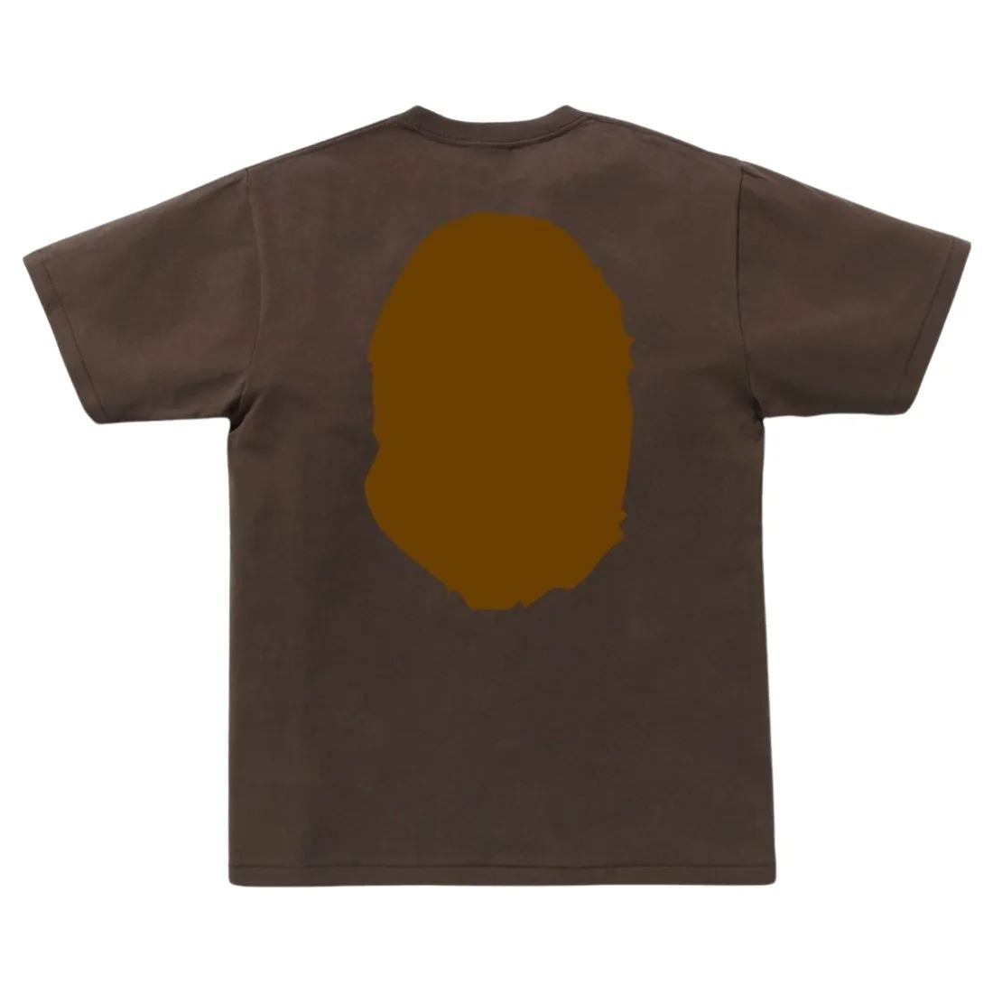 A Bathing Ape Men Big Ape Head Tee (brown)