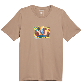 Adidas Mettz World Peeps Tee Chalky Brown