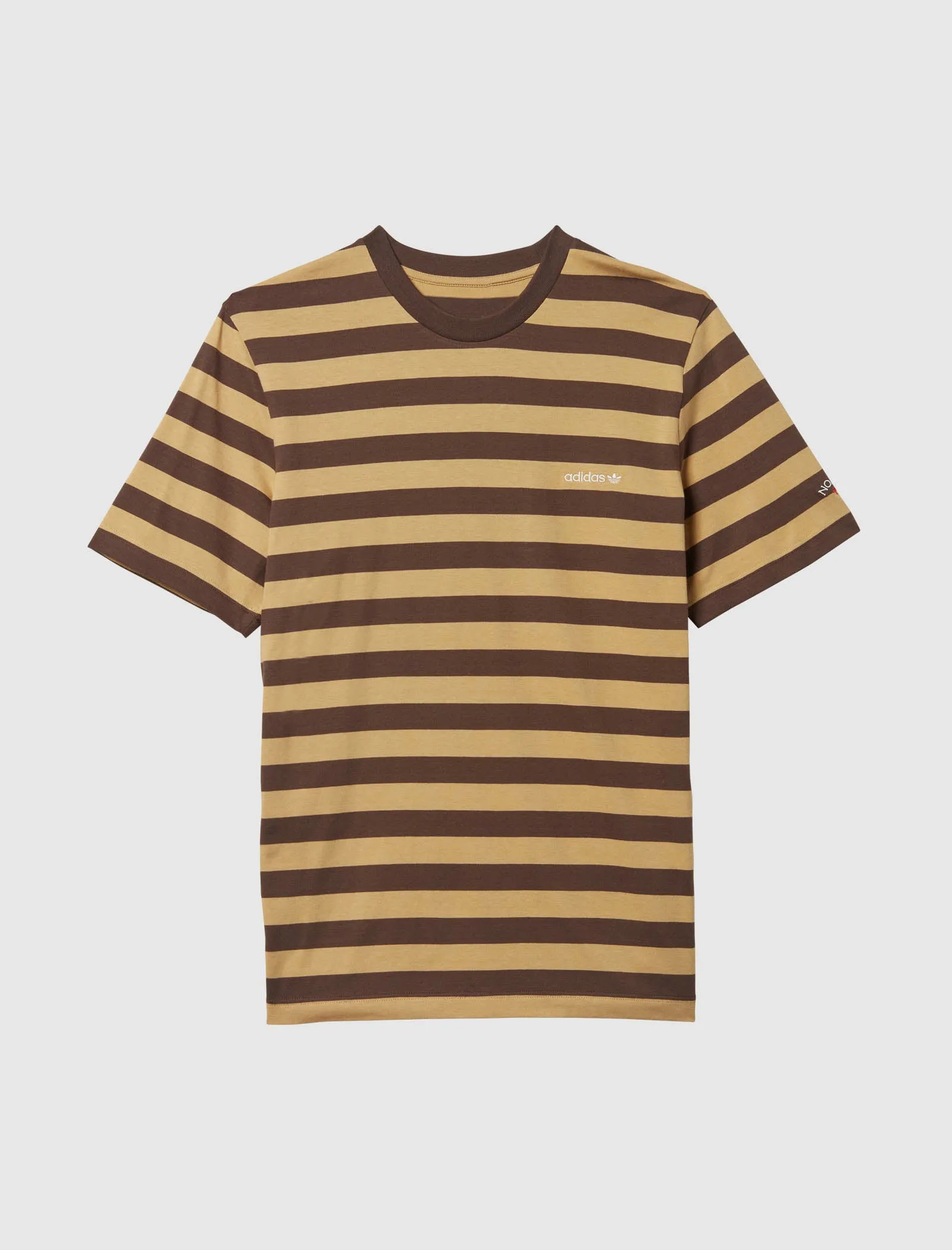 ADIDAS NOAH SHORT SLEEVE TEE   BEIGE/BROWN