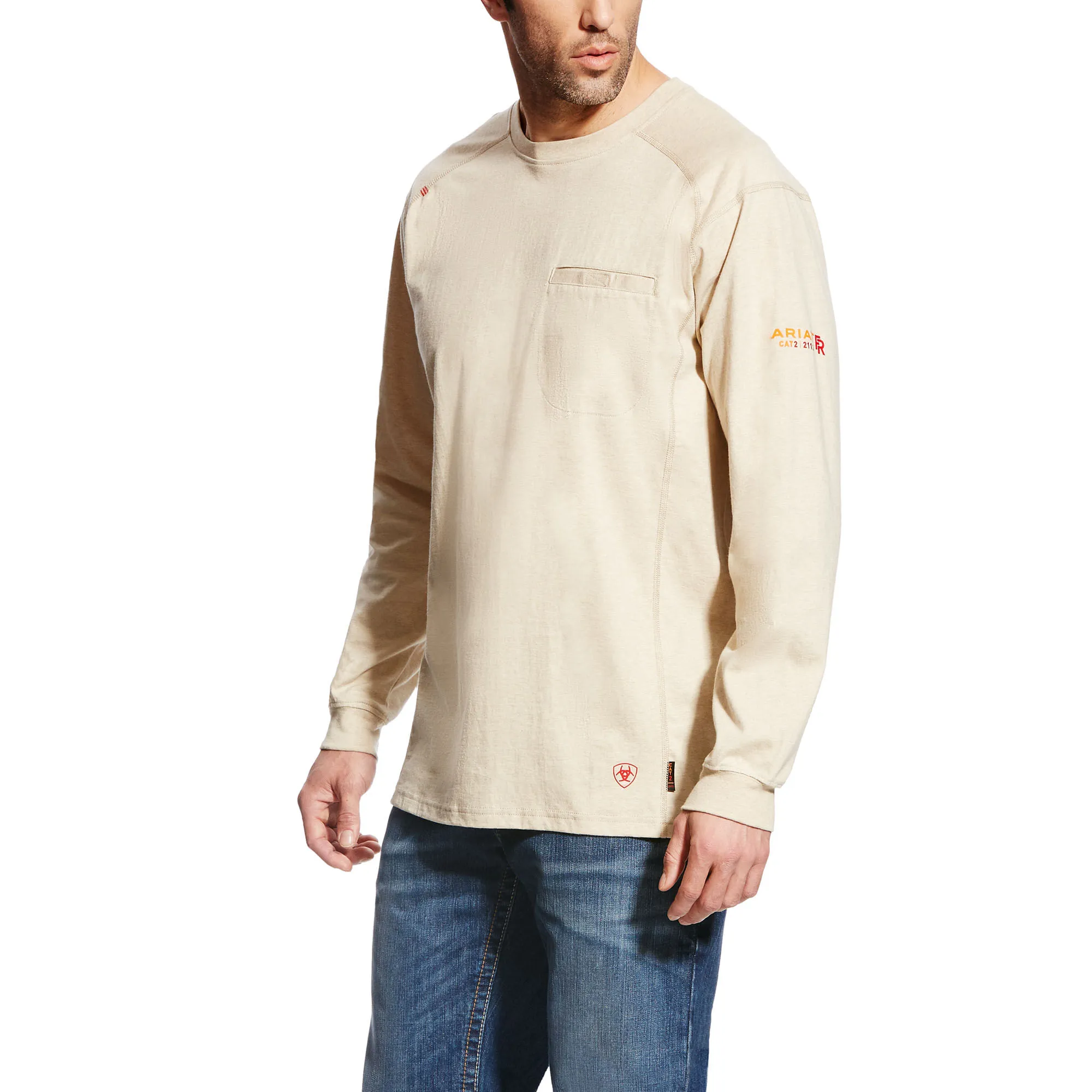 Ariat Mens FR Air Crew Long Sleeve Shirt