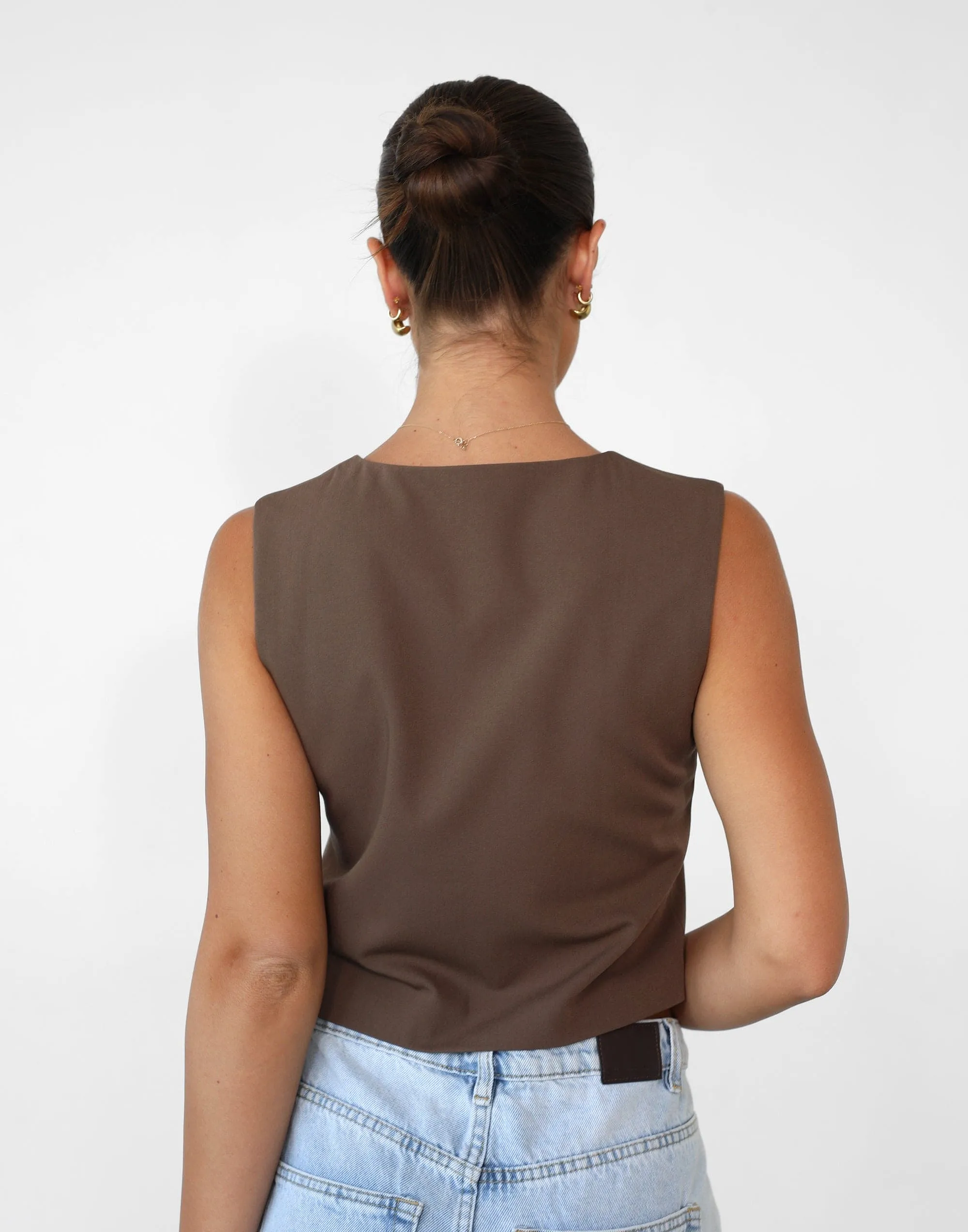 Astylar Vest Top (Coffee)