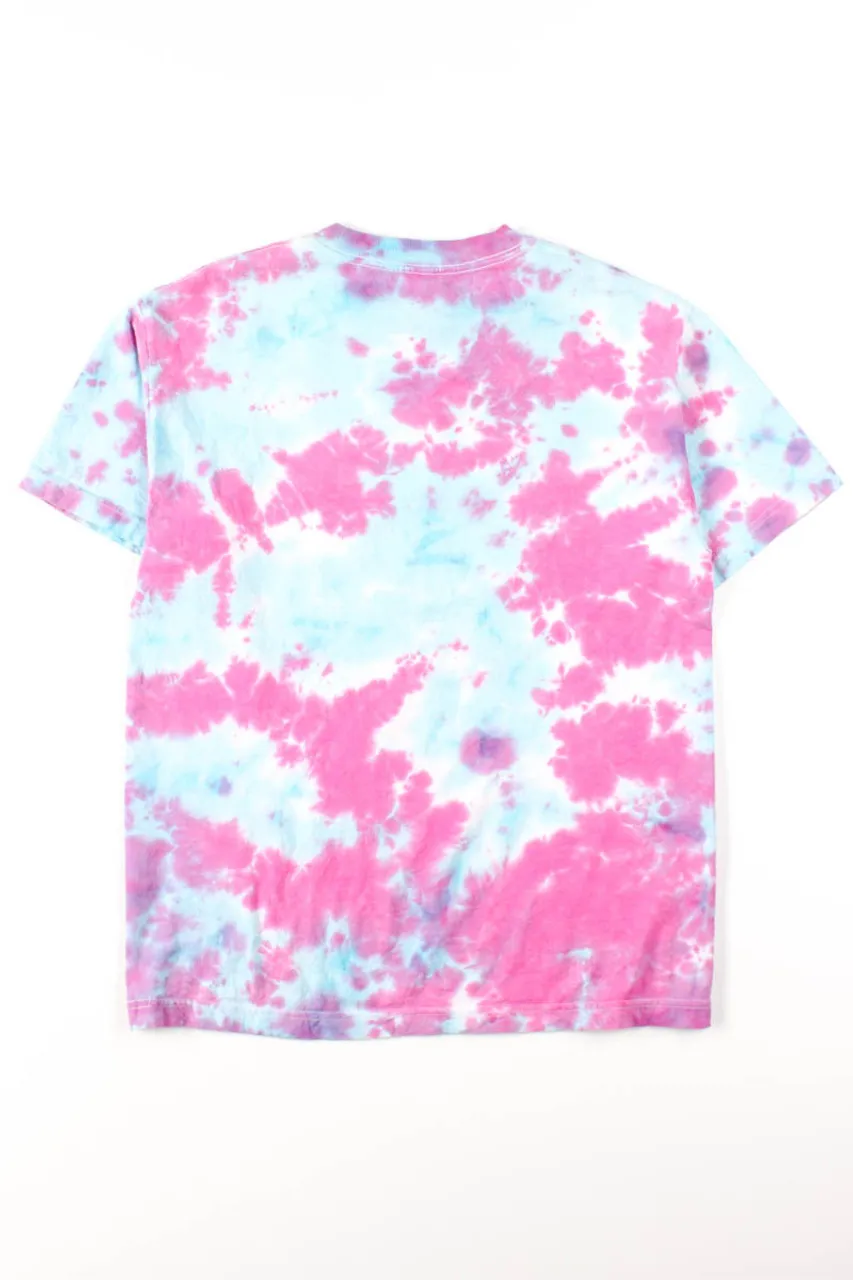 Blue & Pink Odd Future Tie Dye Tee