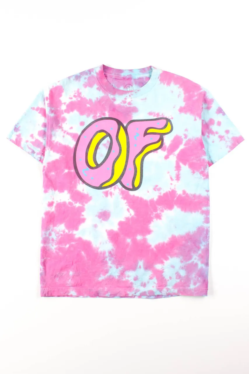 Blue & Pink Odd Future Tie Dye Tee