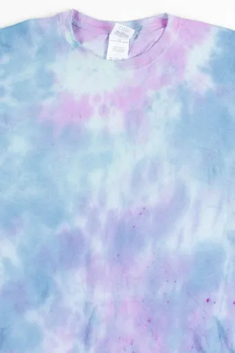 Blue & Purple Tie Dye Tee 1