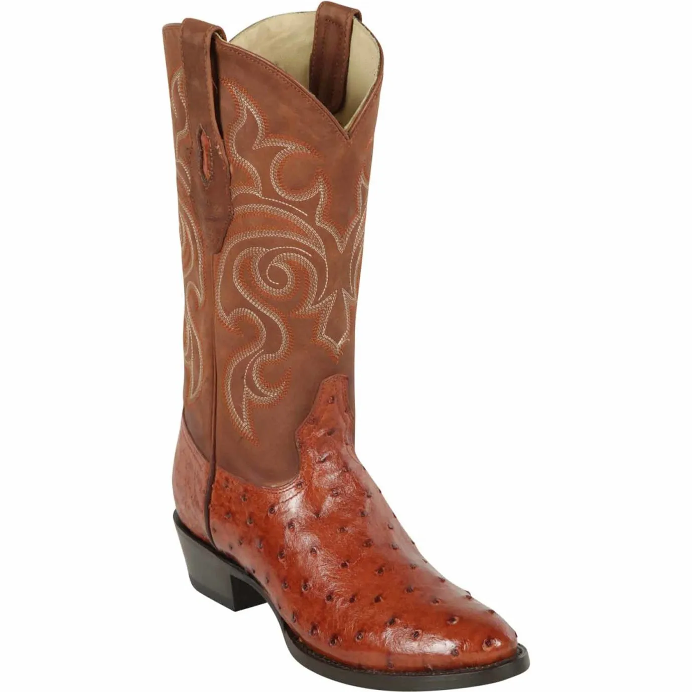 Brandy Ostrich Boots