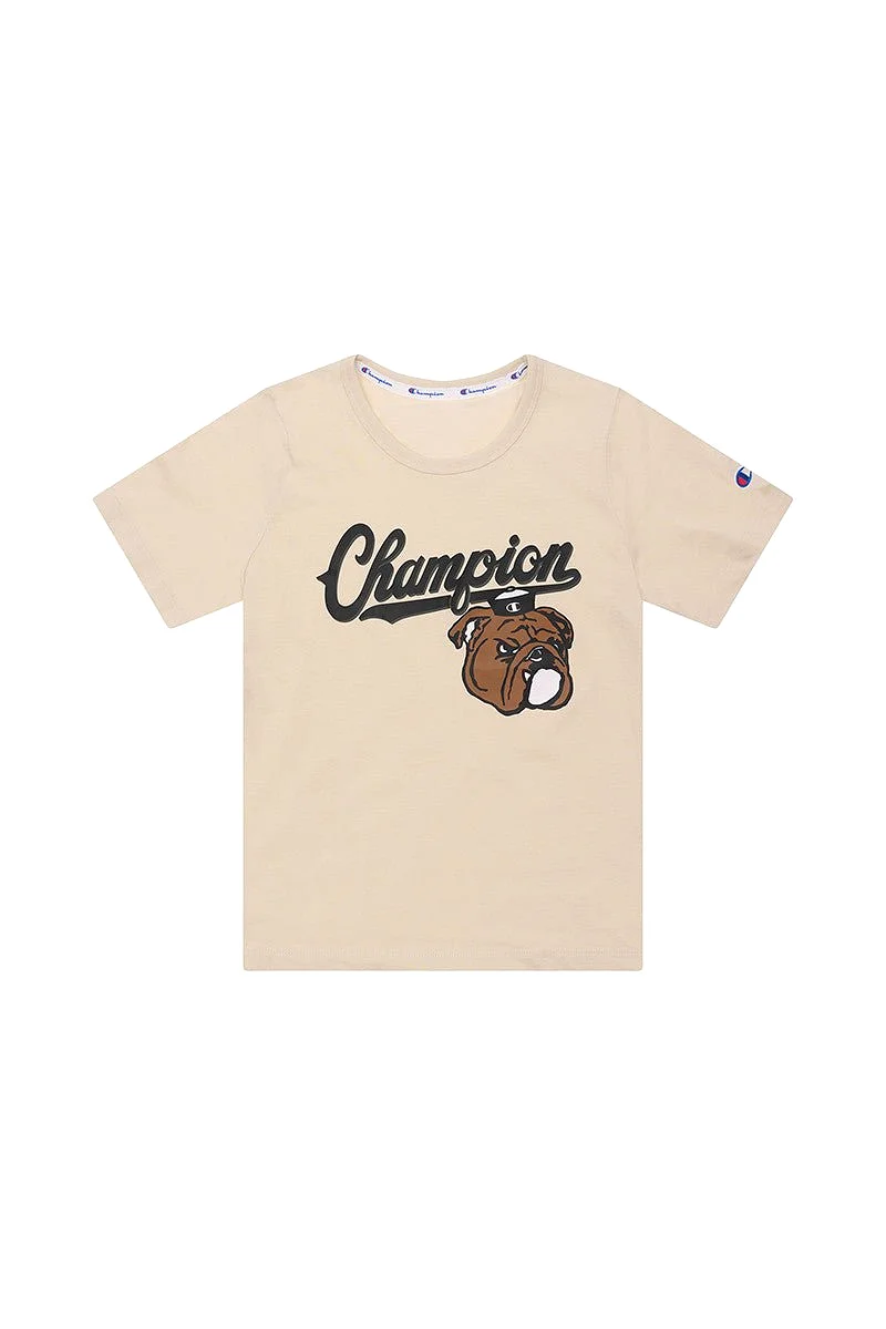 CHAMPON JUNIOR GRAPHIC BEIGE TEE