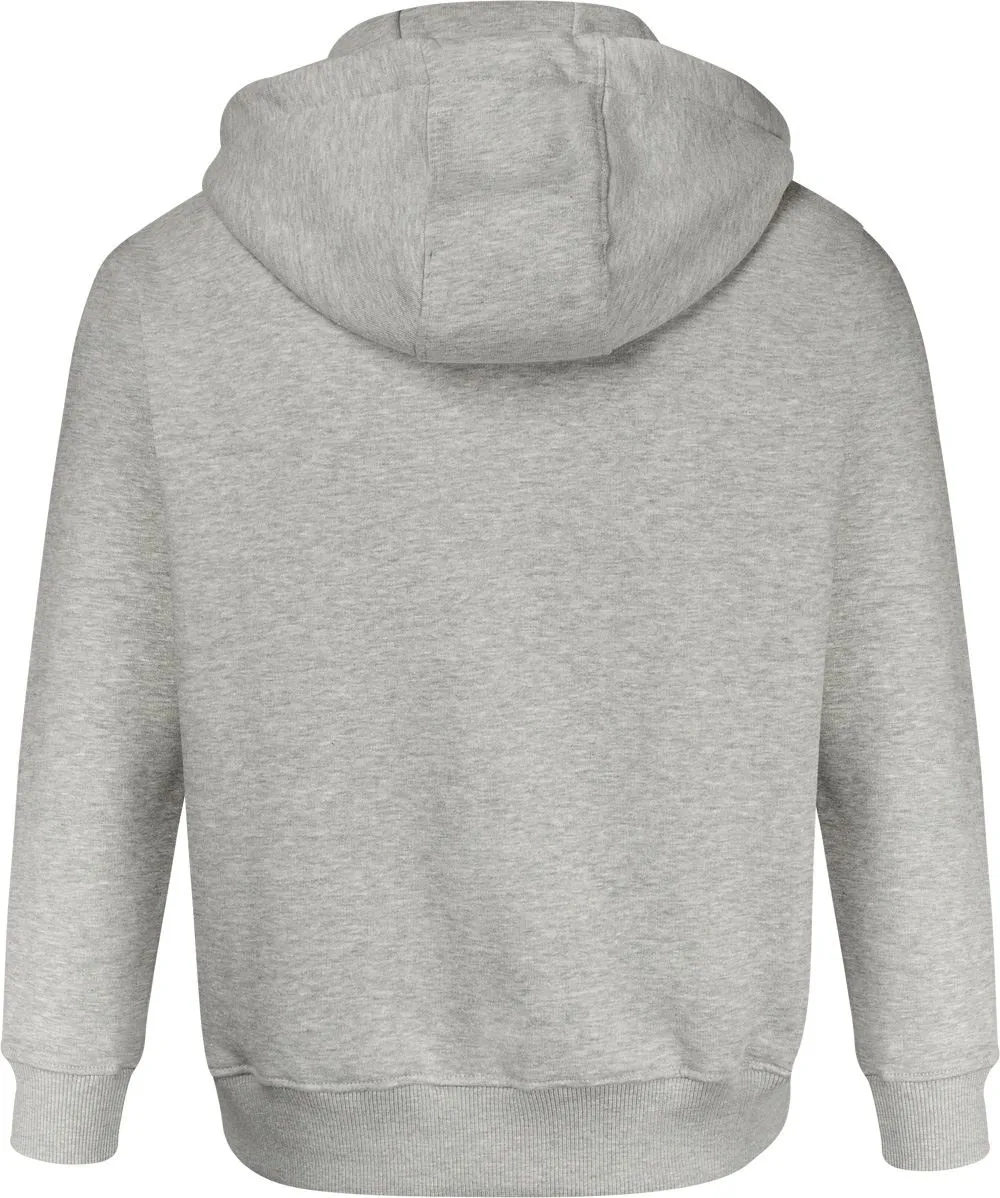 Charlie & Nat Boys Authentic Brushback Zip Up Hoody - Grey