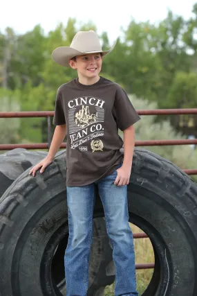 Cinch Boys Jean Co. Tee - Brown - MTT7670119