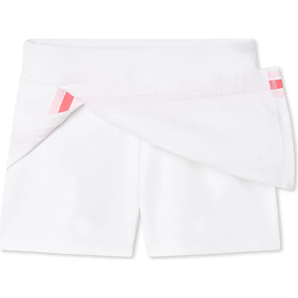 Classic Prep Women's Talia Tennis Performance Sherbet Skort, Bright White