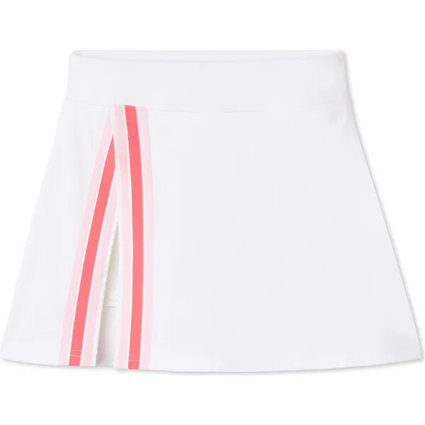 Classic Prep Women's Talia Tennis Performance Sherbet Skort, Bright White