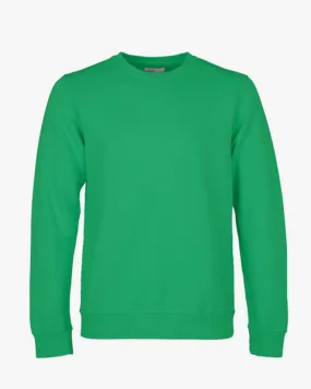 COLORFUL STANDARD MENS ORGANIC CREW SWEATSHIRT KELLY GREEN