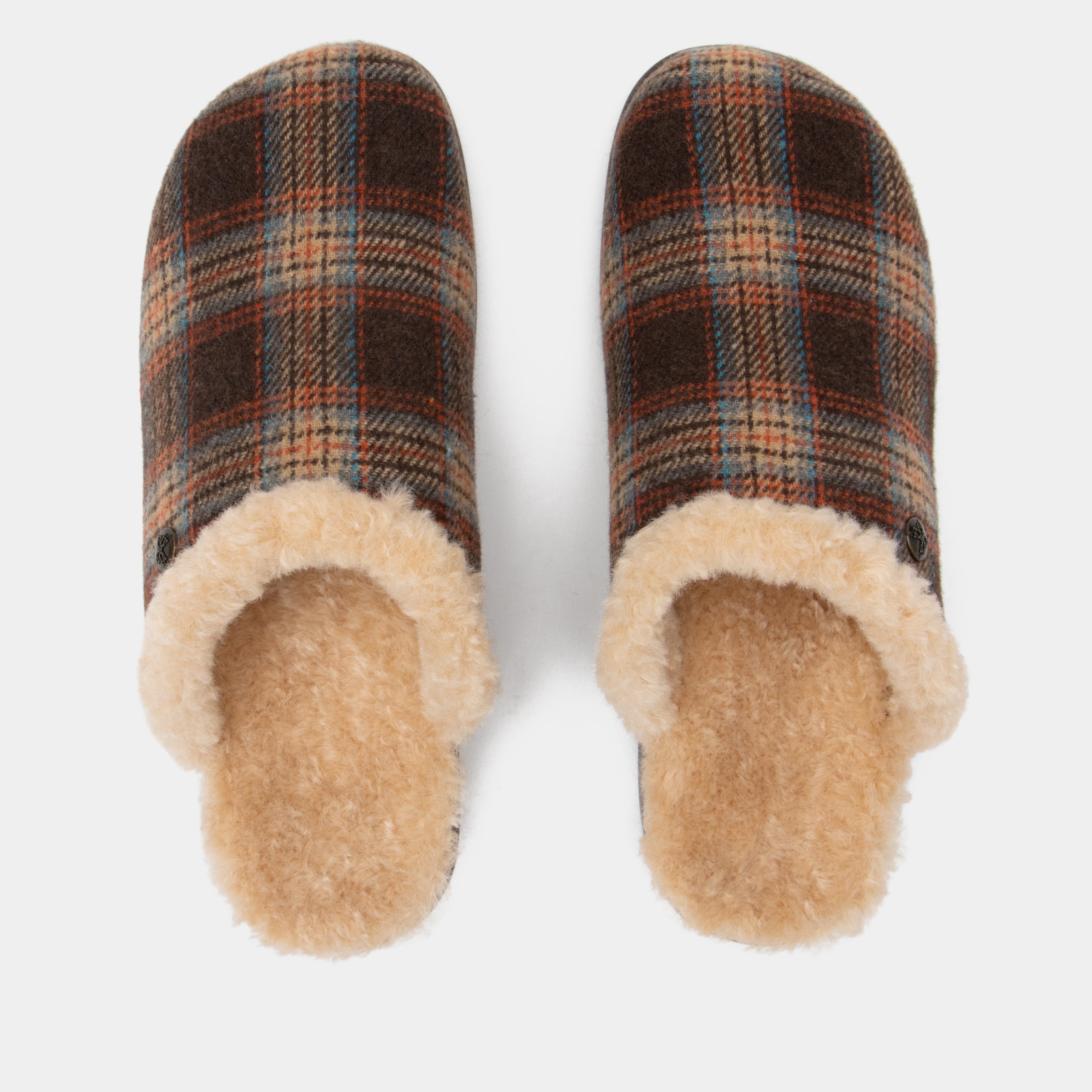 Comfee Plaidly Brown Slipper