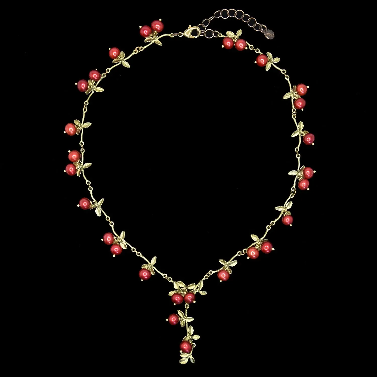 Cranberry Pendent Necklace by Michael Michaud