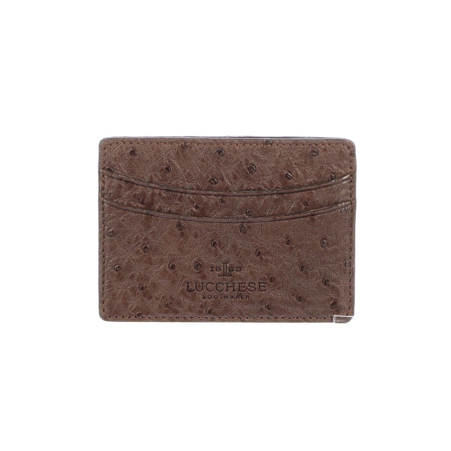 Credit Card Case – Ostrich :: Sienna