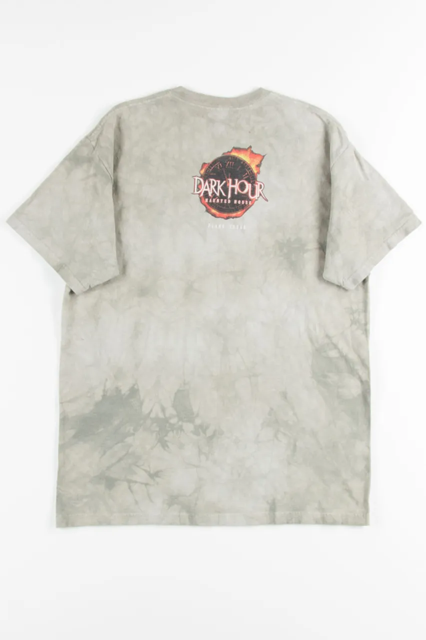 Dark Hour Haunted House Tie Dye Tee