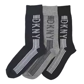 DKNY Mens 'Gem' Sock (3 - Pack)