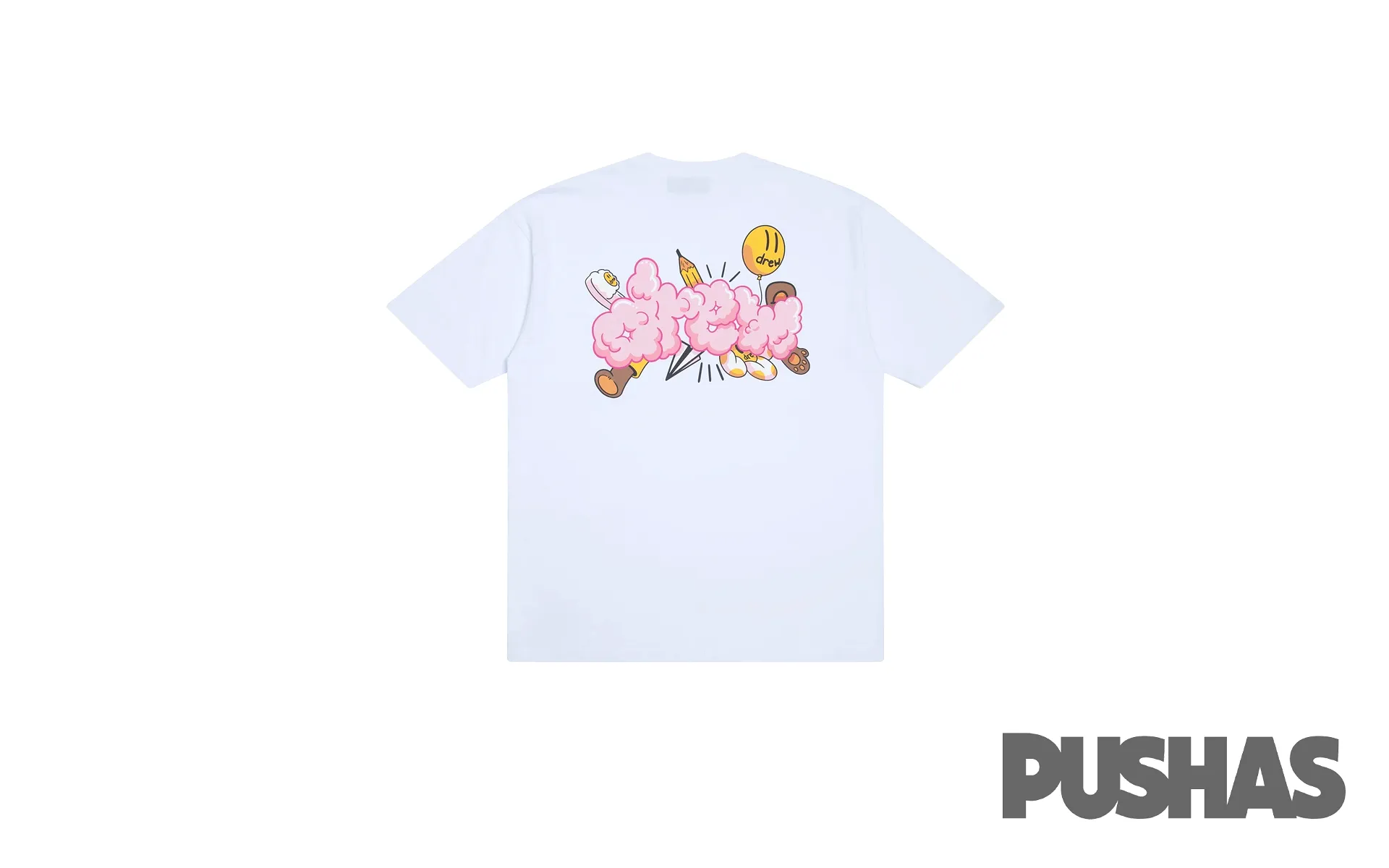 Drew House Doodle Joy SS Tee 'White' (2022)