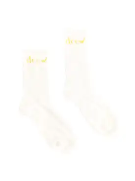 Drew House Scribble Logo Socks White