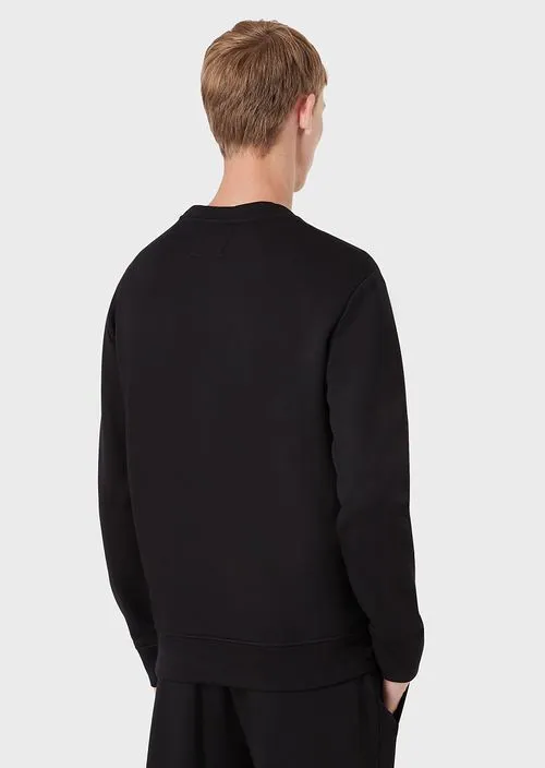 EMPORIO ARMANI  |Crew Neck Street Style Long Sleeves Plain Logo Sweatshirts