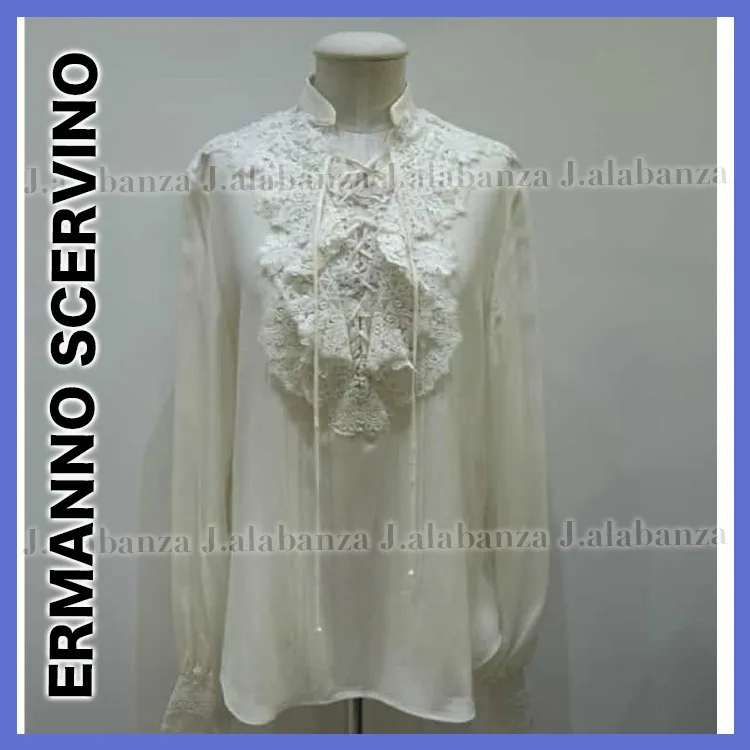 ERMANNO SCERVINO  |Casual Style Long Sleeves Plain Elegant Style