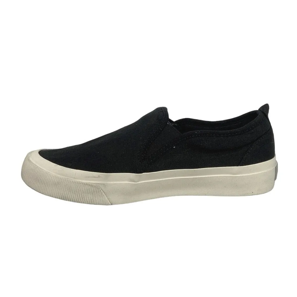 Everlane Black The Forever Slip on Recycled Cotton Comfort Flat Sneakers Shoes 6