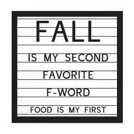 Fall Fav Word Napkins