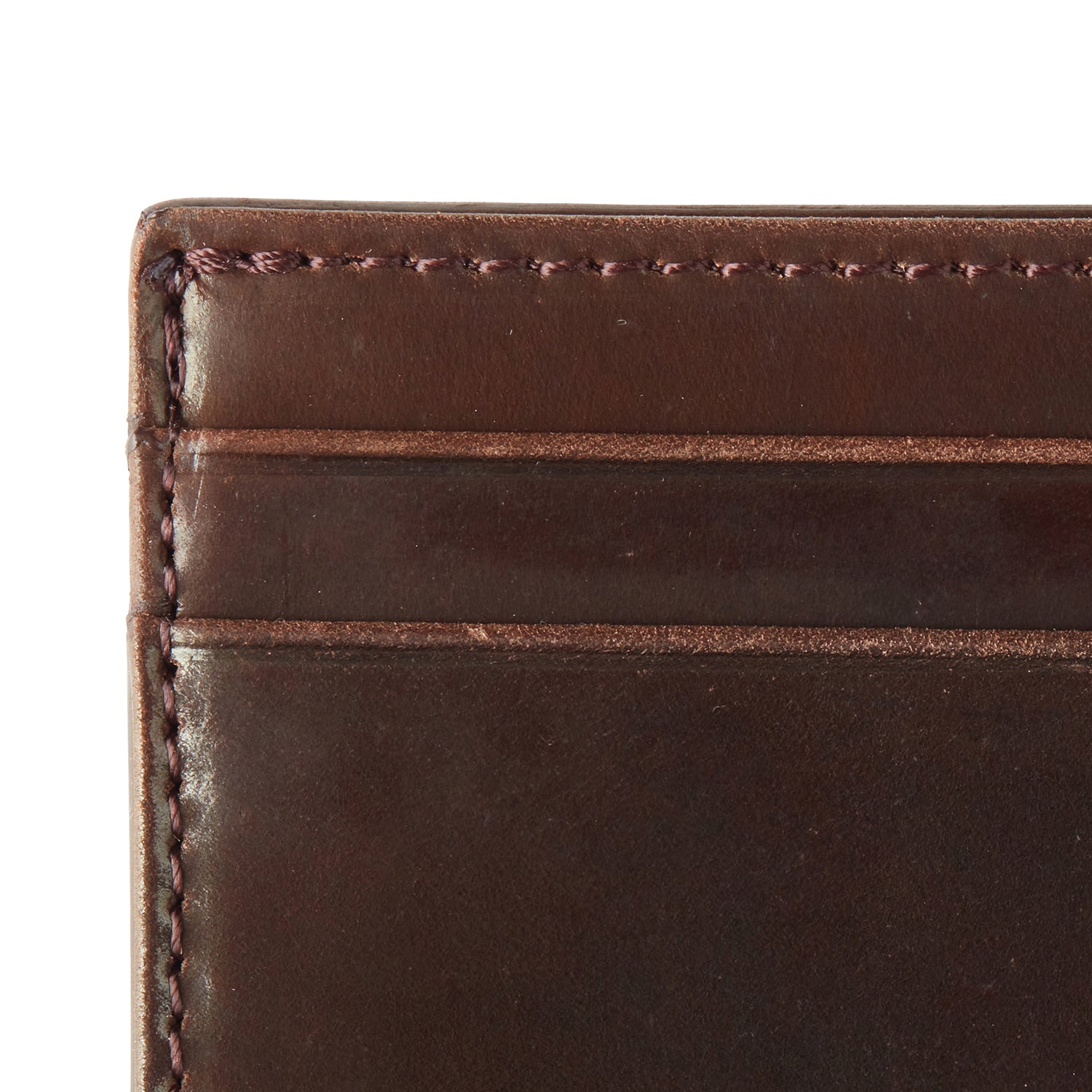 Flat Card Case - Cordovan :: Cognac