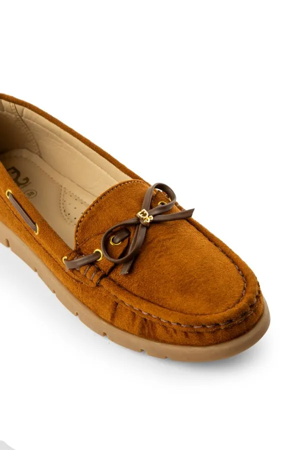 Flex Up - Caramel Brown : Loafers