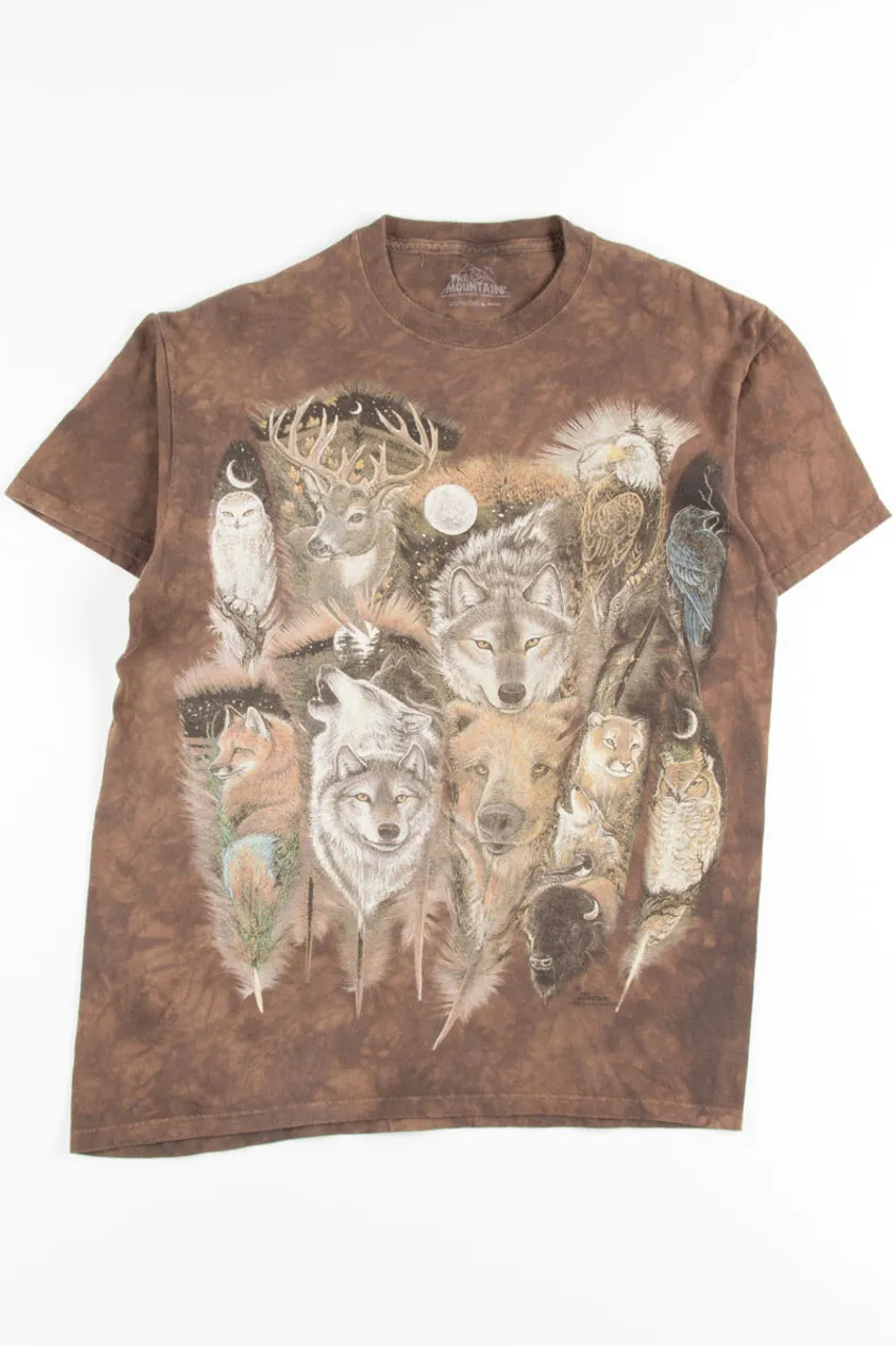 Forest Animals Tie Dye T-Shirt