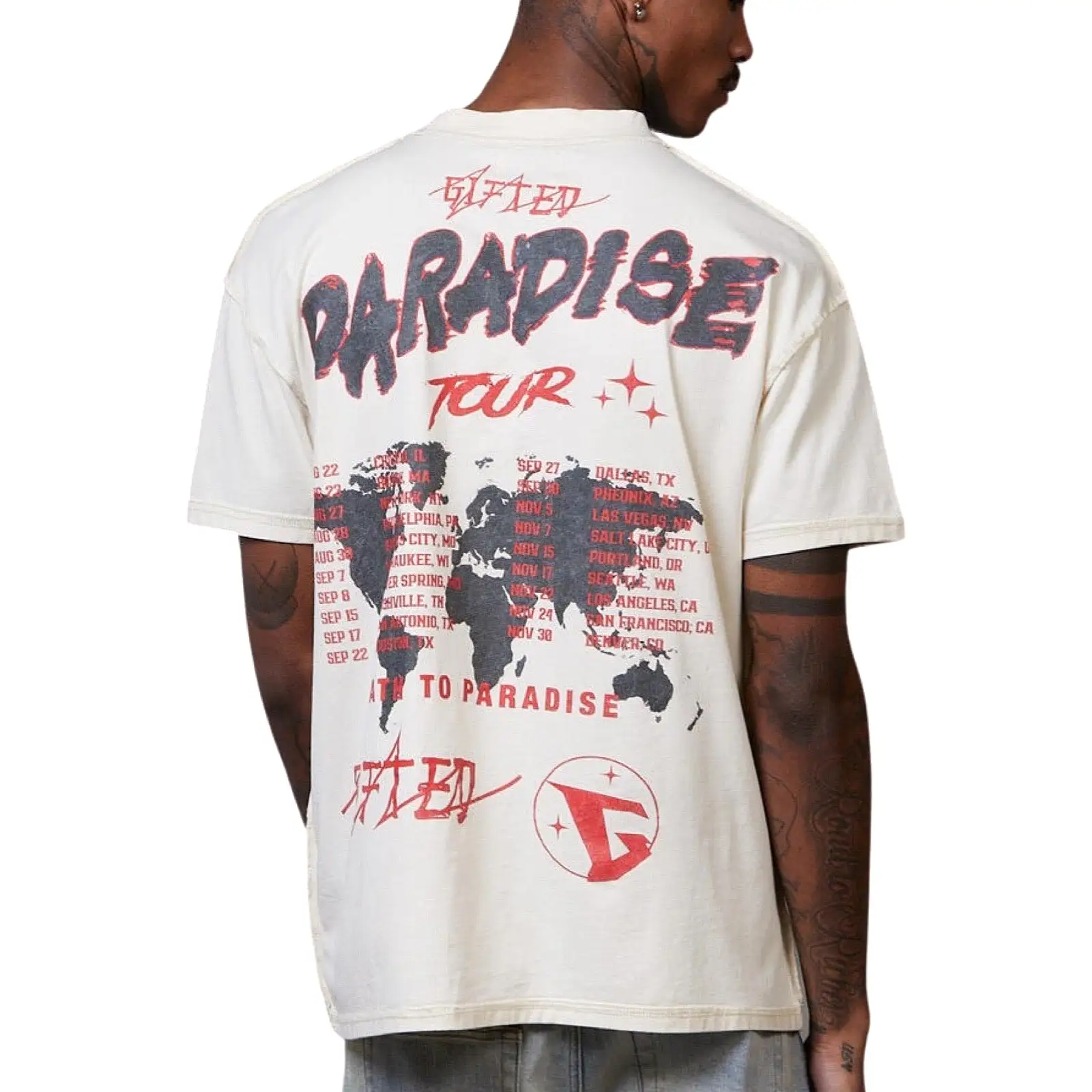 GFTD Paradise Bone Tee