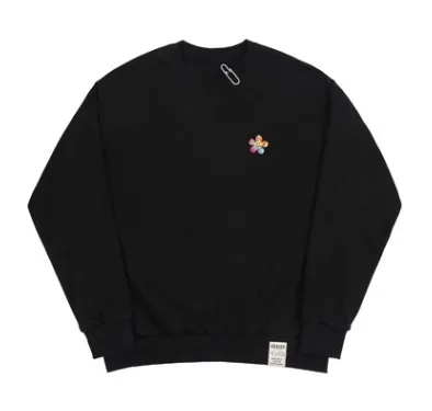 GRAVER  |[GRAVER]★ TIE-DYE FLOWER DOT SMILE SWEATSHIRT