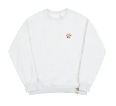 GRAVER  |[GRAVER]★ TIE-DYE FLOWER DOT SMILE SWEATSHIRT