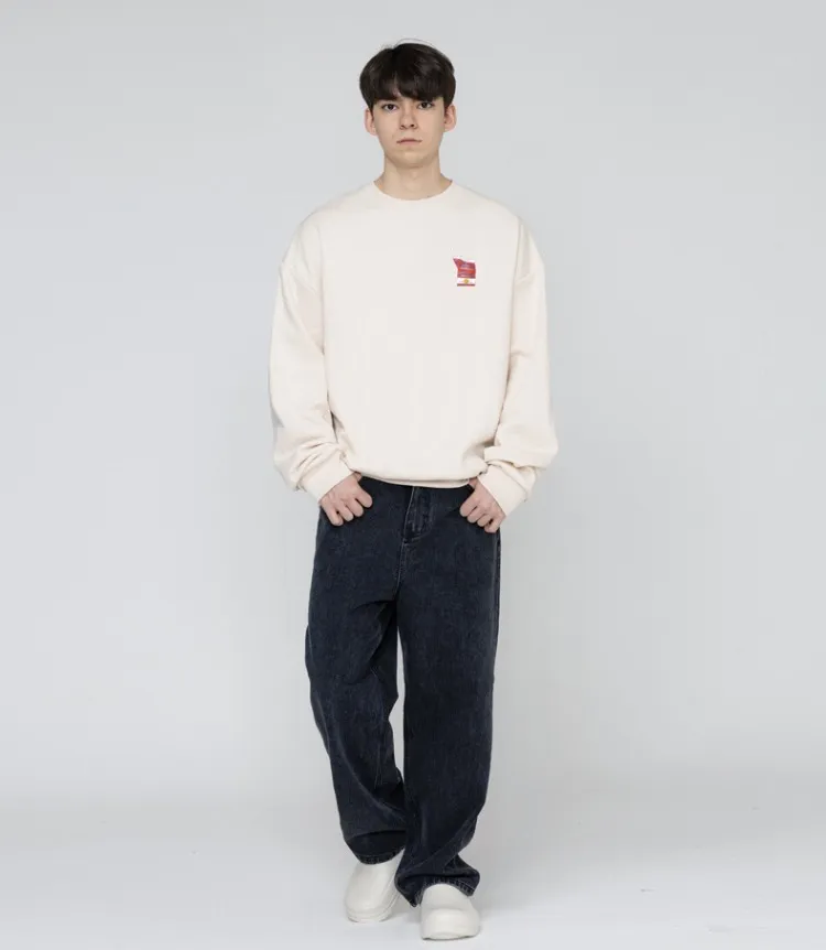 GRAVER  |[GRAVER]★DOT SMILE MILK PACK SWEATSHIRT