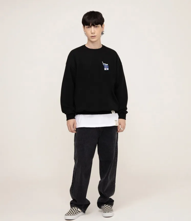 GRAVER  |[GRAVER]★DOT SMILE MILK PACK SWEATSHIRT