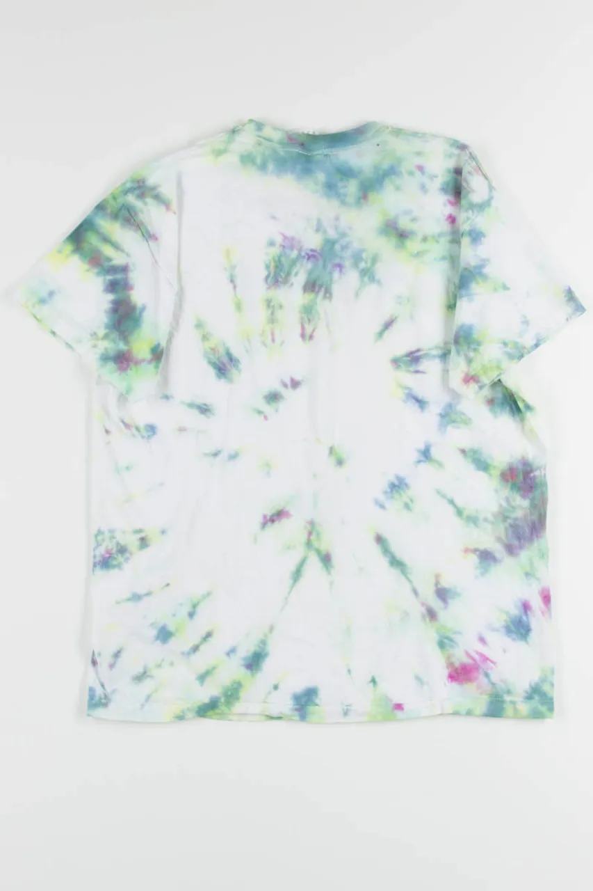 Green & Blue Tie Dye Tee 1