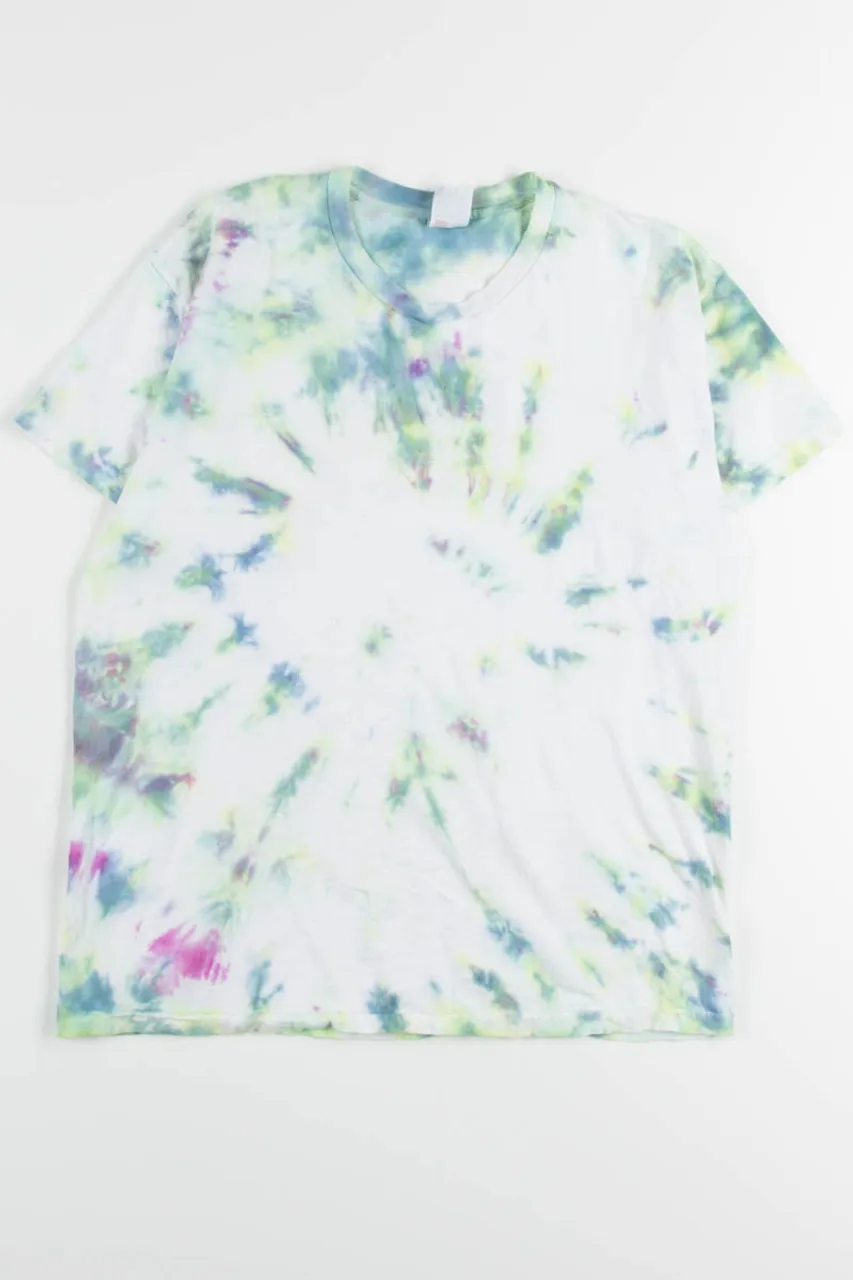 Green & Blue Tie Dye Tee 1