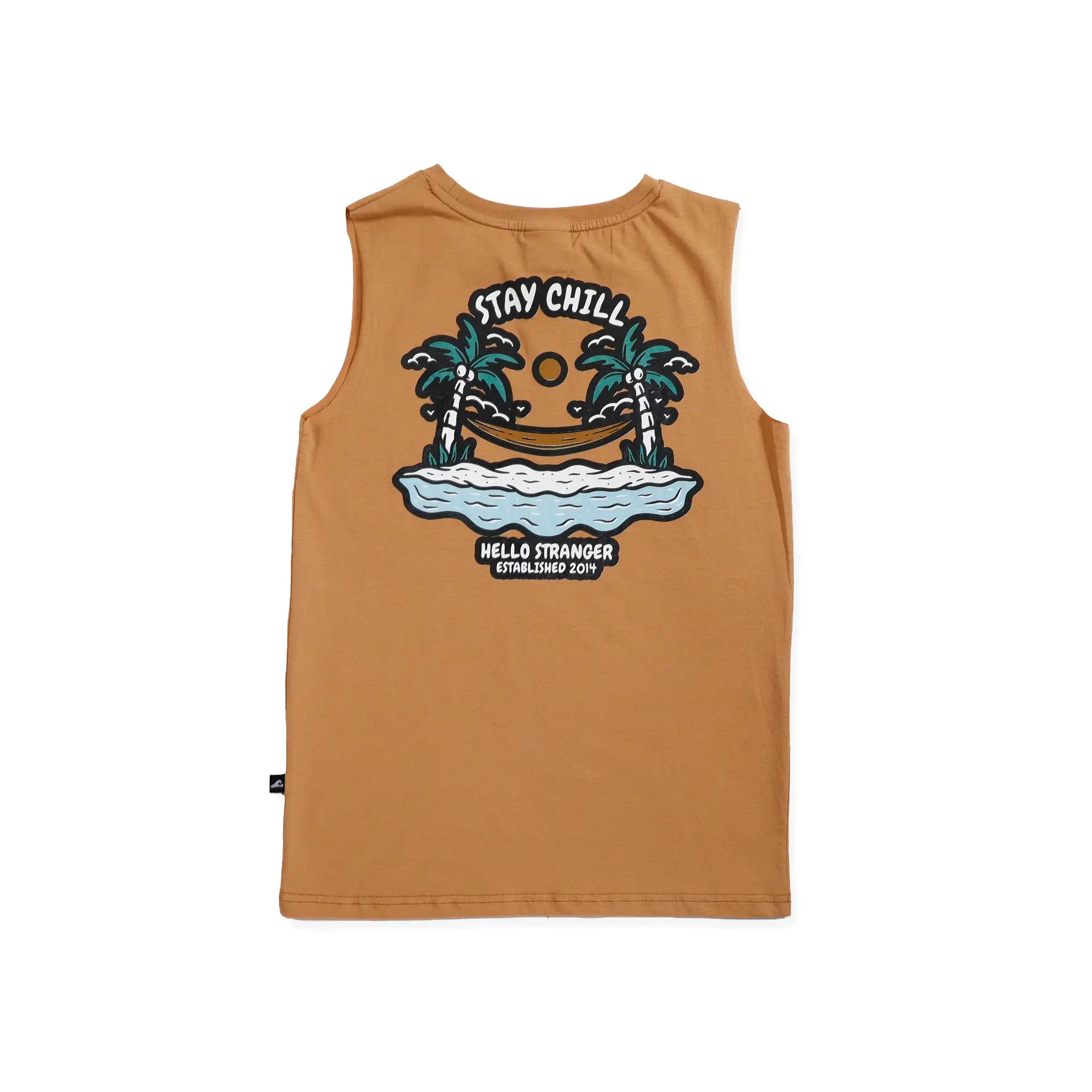 HS Stay Chill Muscle Tee - Brown