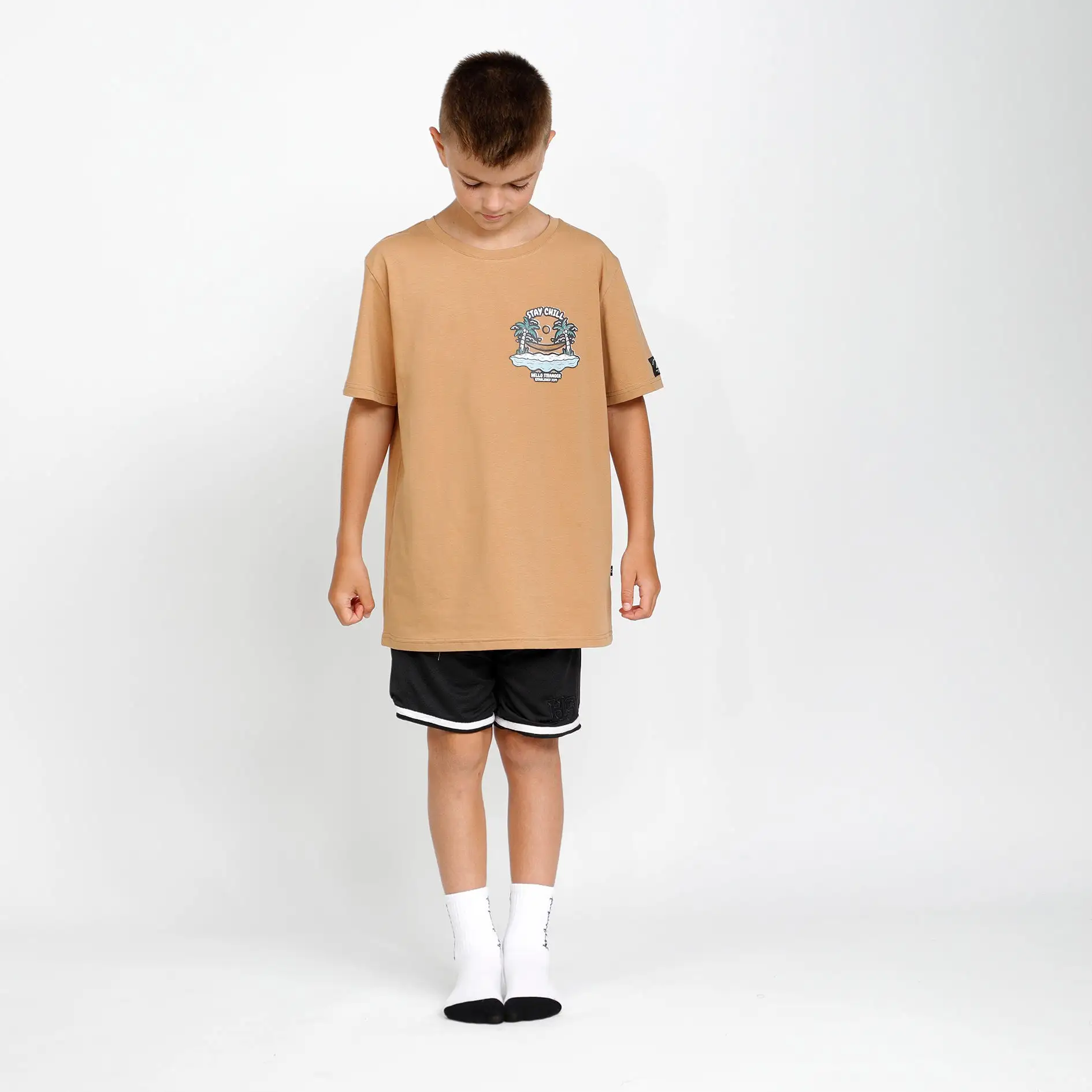 HS Stay Chill SS Tee - Brown