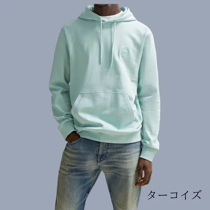 Hugo Boss  |Street Style Long Sleeves Plain Cotton Logo Sweatshirts