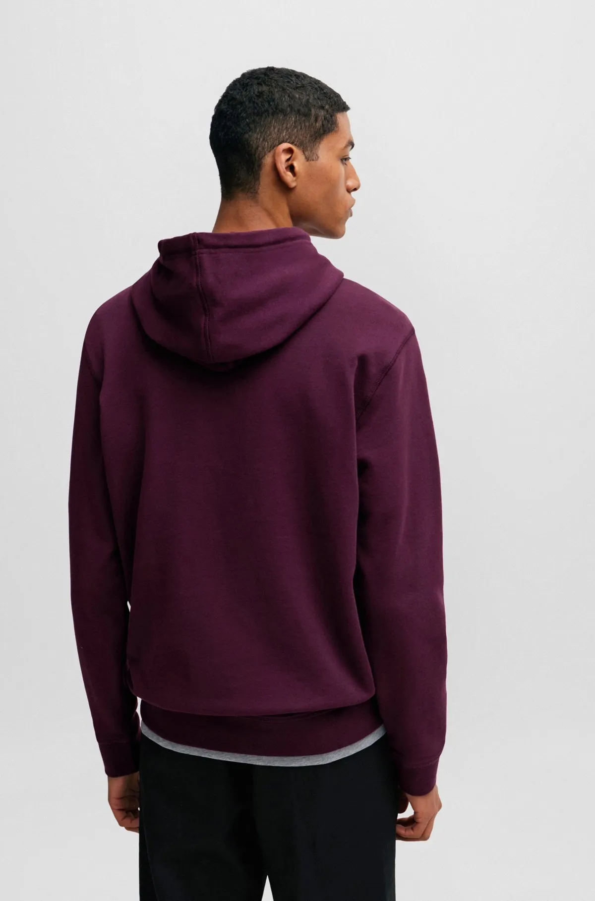 Hugo Boss  |Street Style Long Sleeves Plain Cotton Logo Sweatshirts