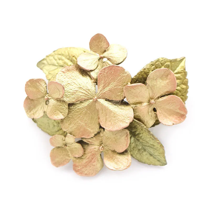 Hydrangea Brooch by Michael Michaud