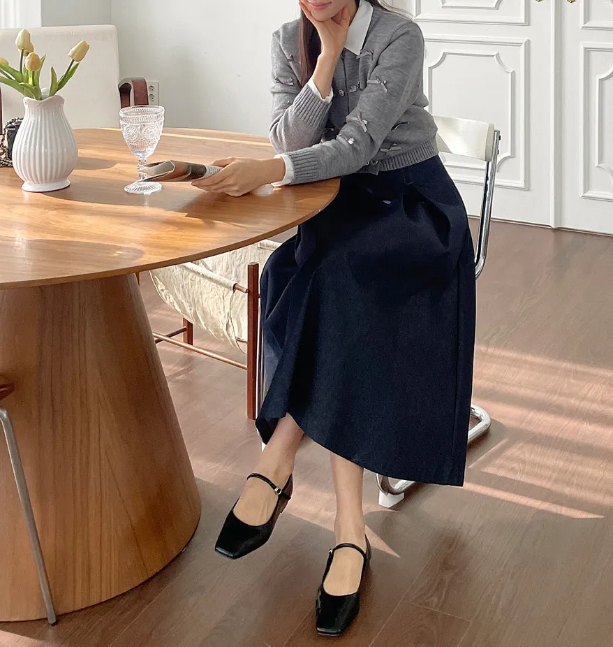 I AM MARI  |Long Sleeves Plain Office Style Elegant Style Cardigans