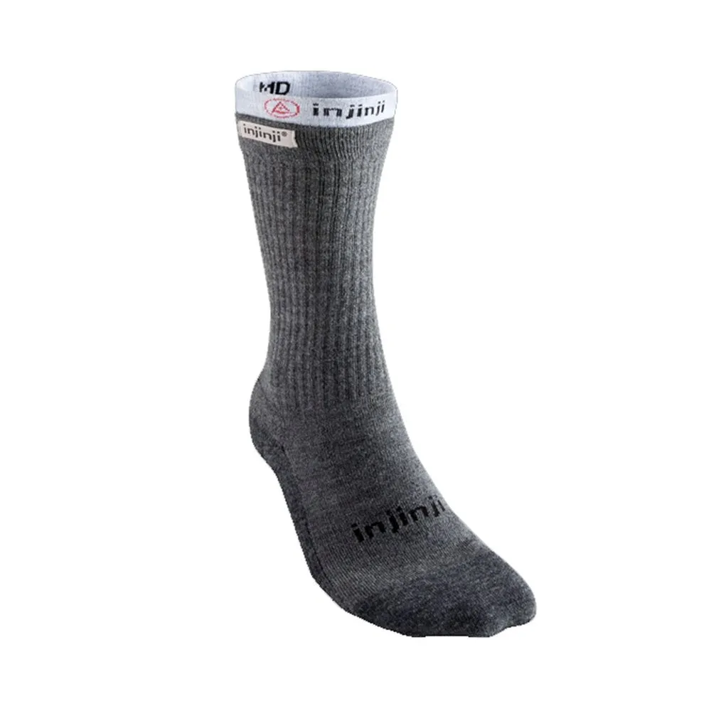 Injinji  Mens Liner + Hiker Crew Sock Charcoal