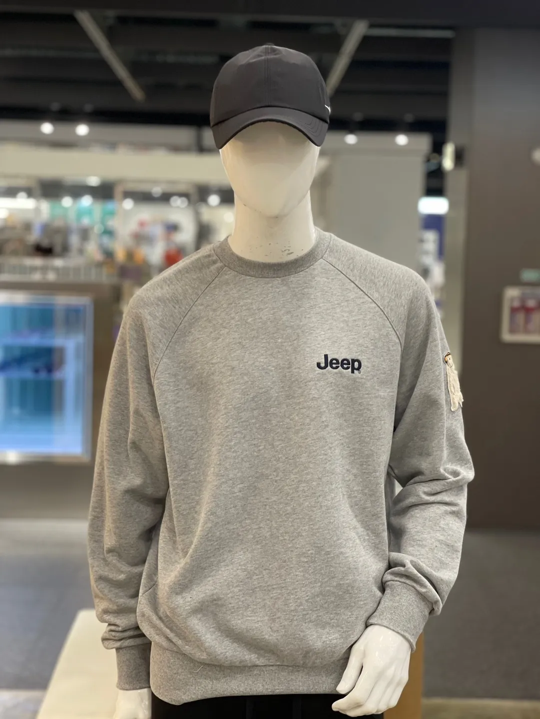 JEEP  |[JEEP]★23FW★Applique Camp Bear Sweatshirt JP1TSU84