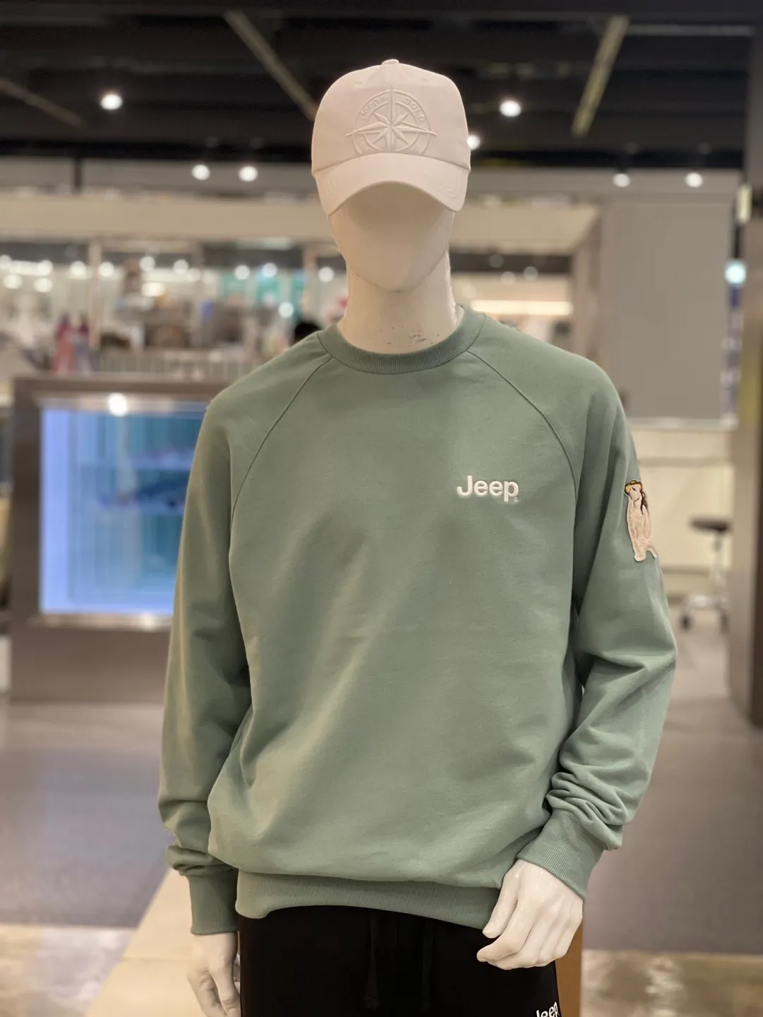 JEEP  |[JEEP]★23FW★Applique Camp Bear Sweatshirt JP1TSU84