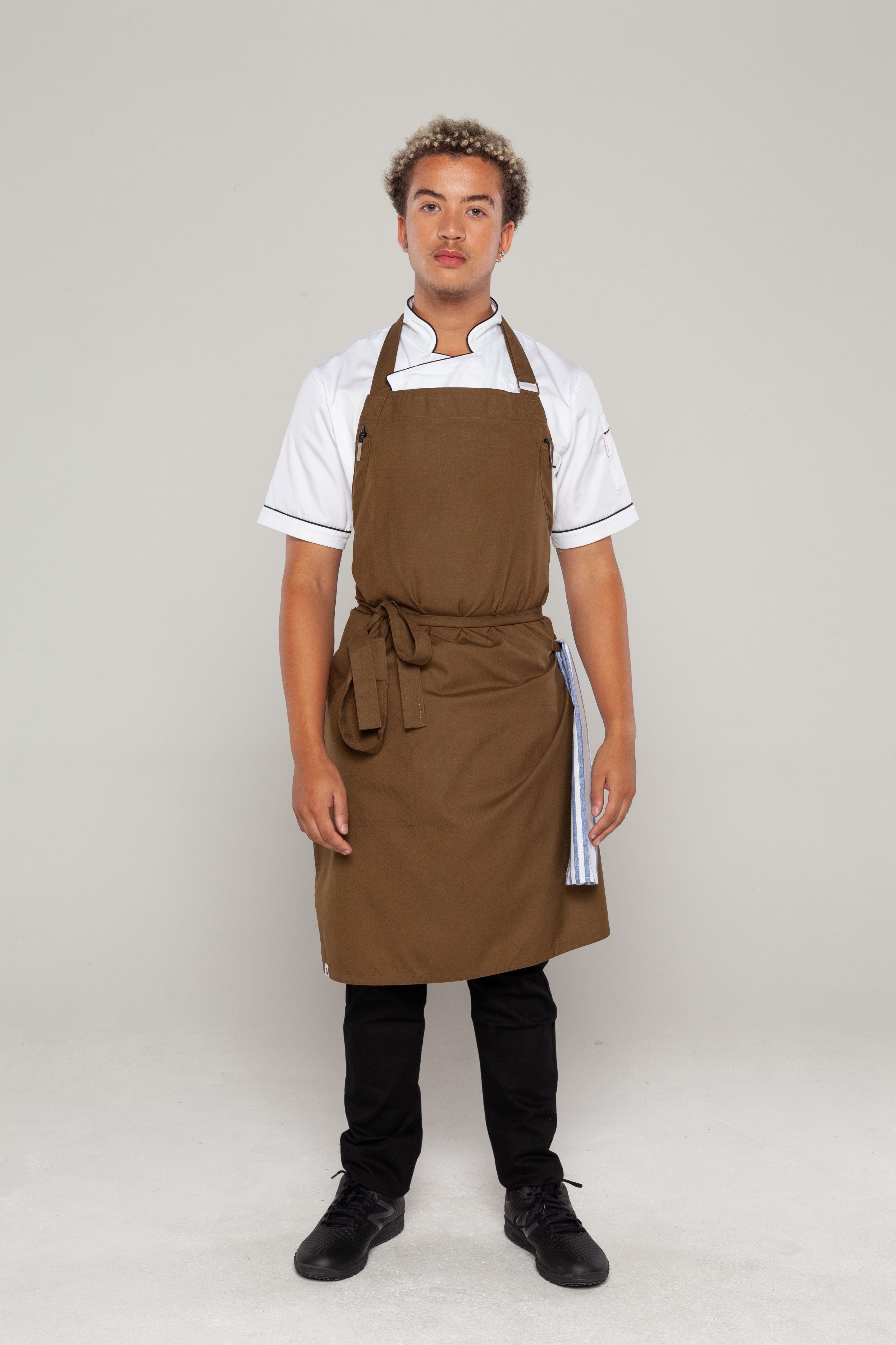 Josh Olive Green bib Small size Apron