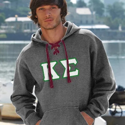 Kappa Sigma Hockey Lace Hoodie - J8830 - TWILL